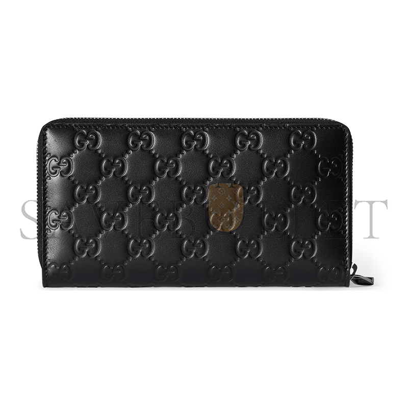 Gvc*1 gg emblem zip around wallet 860868 (19*10.5*2.5cm)